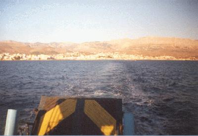 3: View on Chios, from the boat that brought us finally to Turkey