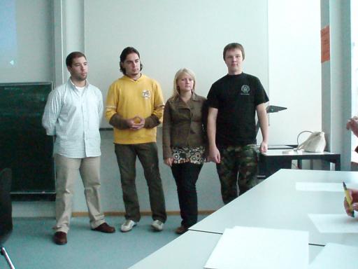 18: General group work presentation on saturday morning at the university.
This group took care on the theme of the 