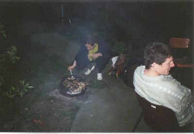 1: Friday evening: barbecue
