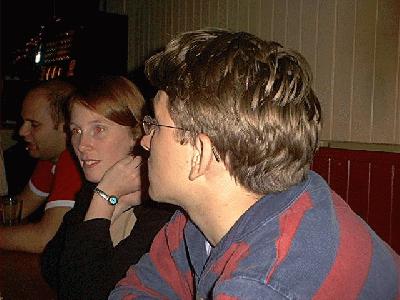 46: Maarten (far left), Anna and Klaas
