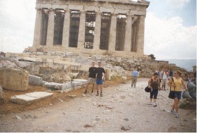 1: Roland and Wim at Acropolis.